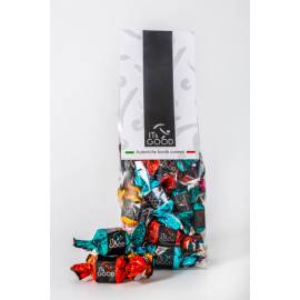 Mix Cuboghiotti Fondente e Latte con Nocciola Intera, Pralinato al Latte e Fondente, Cremino - Confezione da 250 g